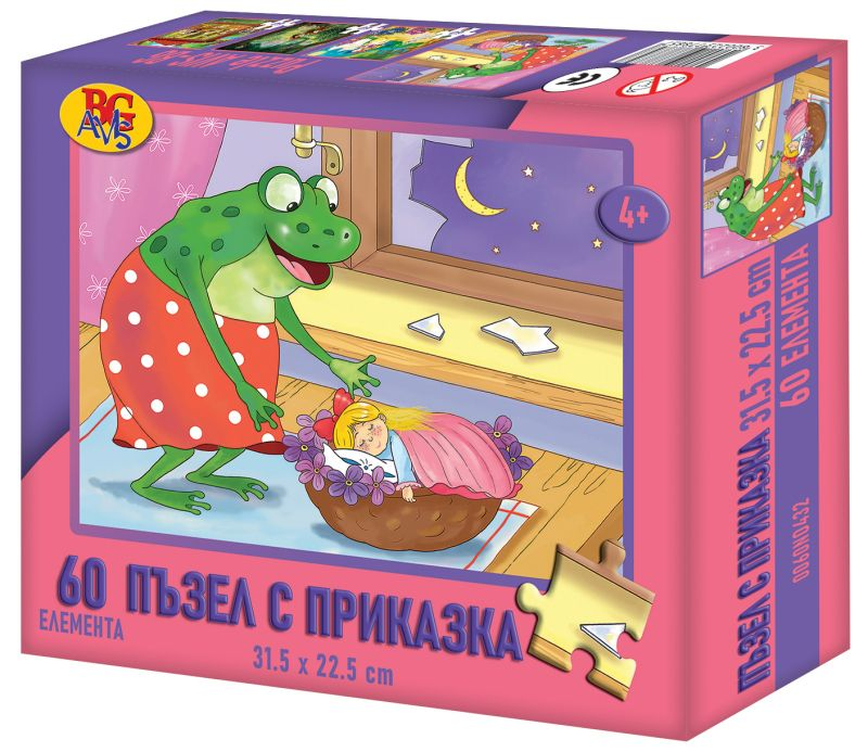 Палечка - пъзел с приказка