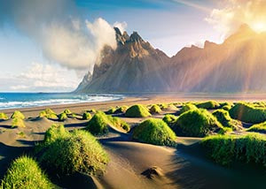 Зелените дюни в Стокснес, Исландия
