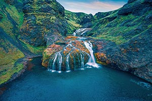 Водопадът Stjornarfoss, Исландия
