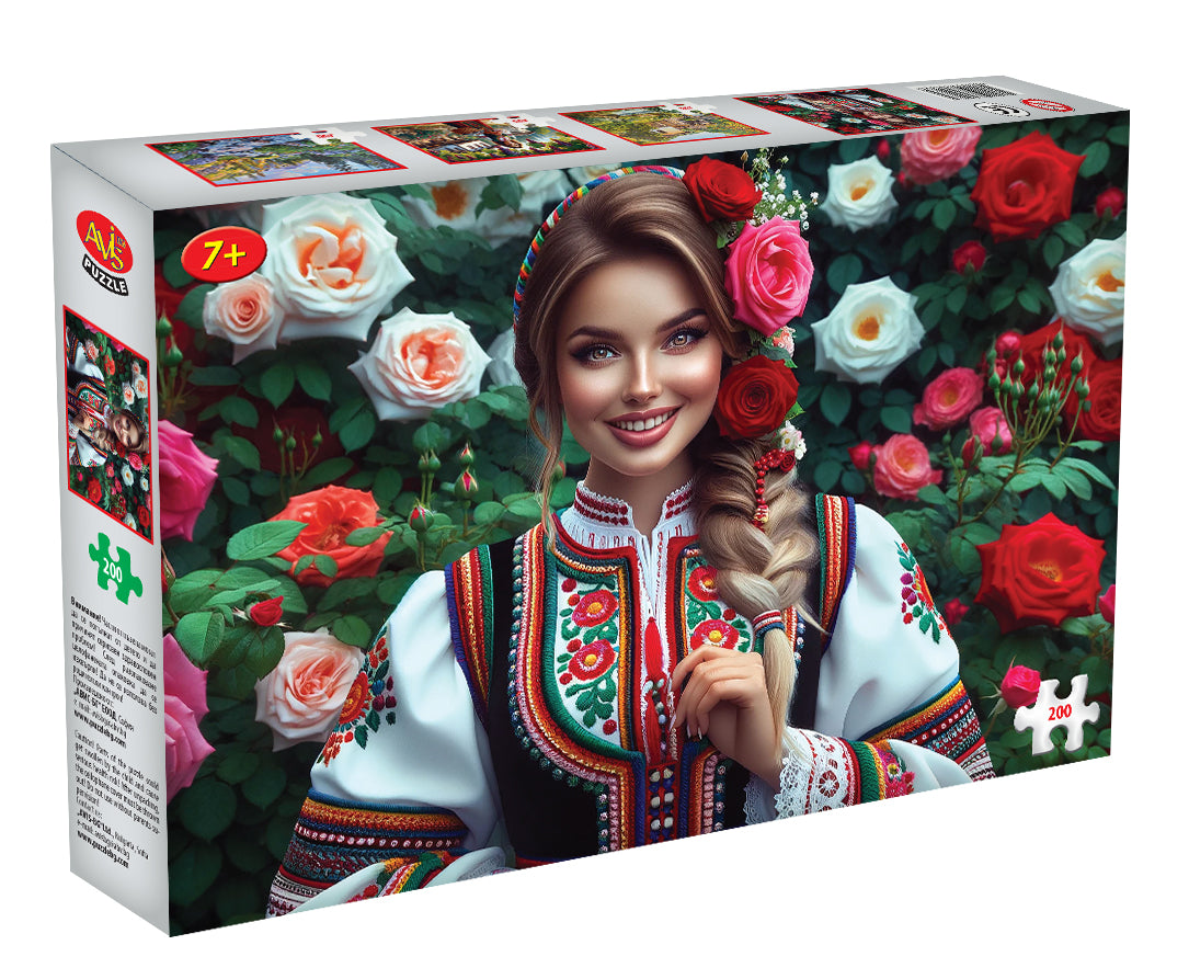 С рози в косите