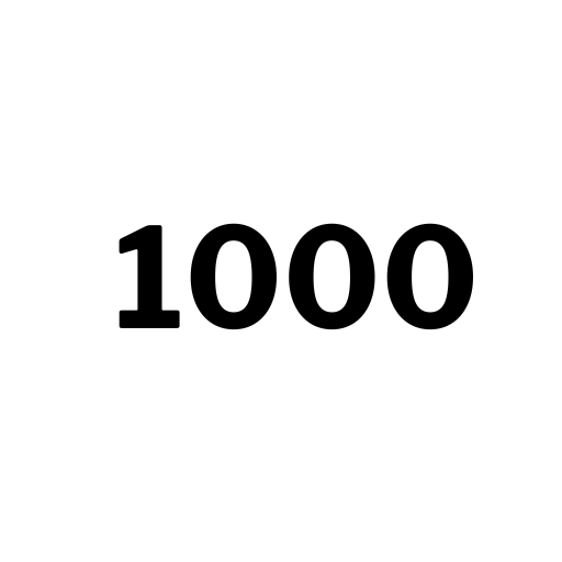 1000 елемента